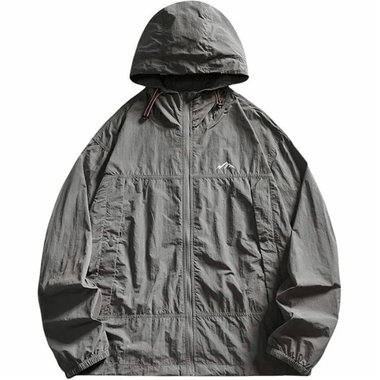 赞仕 超薄透气户外机能连帽防晒服 男女同款