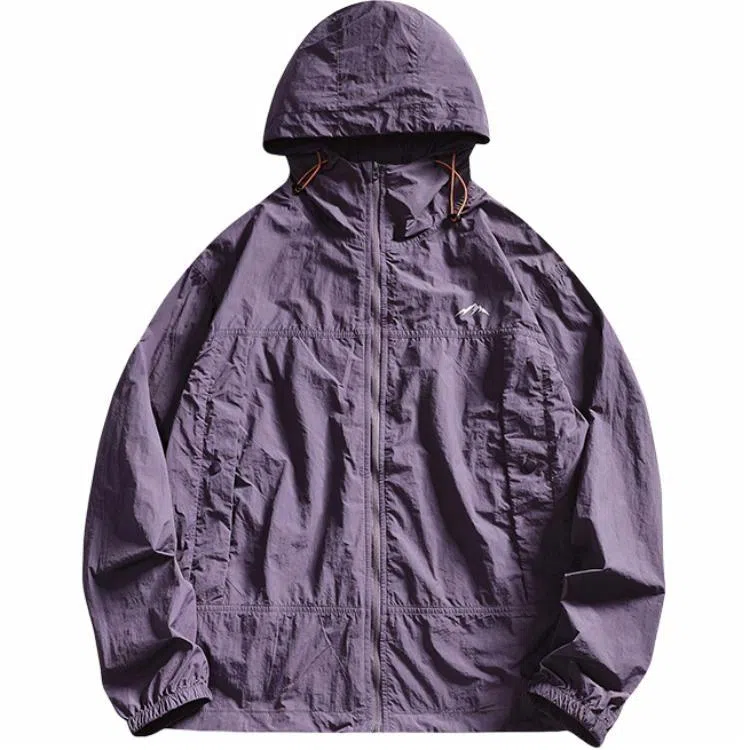 赞仕 超薄透气户外机能连帽防晒服 男女同款