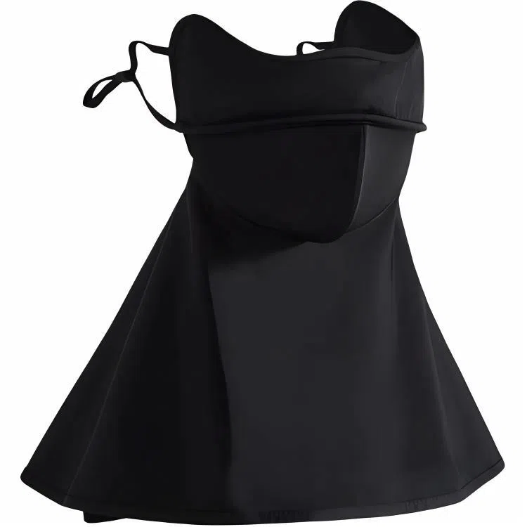 杨同学 防紫外线夏天披肩一体护颈轻薄冰丝透气 锦纶 防晒面罩 女款