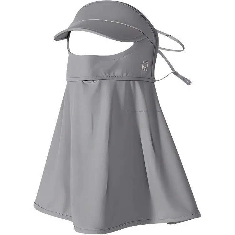 杨同学 全脸面纱防紫外线护颈脖冰丝遮脸脖子夏季薄款透气口罩 锦纶 防晒面罩 女款