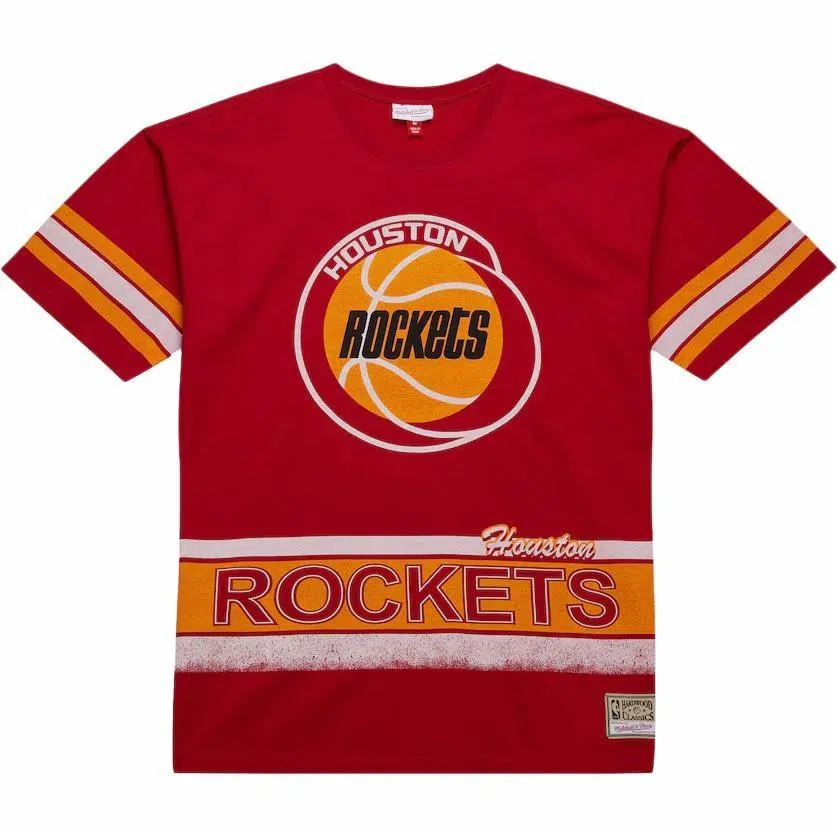 Mitchell Ness x NBA Houston Rockets Fashion Oversized Vintage T
