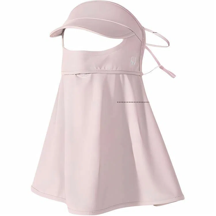 杨同学 全脸面纱防紫外线护颈脖冰丝遮脸脖子夏季薄款透气口罩 锦纶 防晒面罩 女款