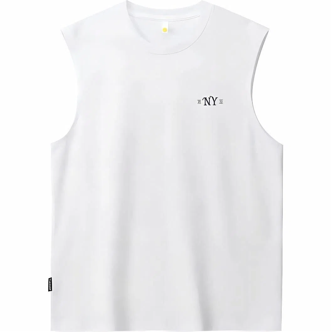 格蓝鹿 薄款宽松圆领背心 男款