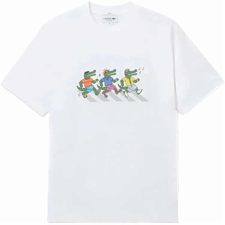 Lacoste Cartoon Print Tee
