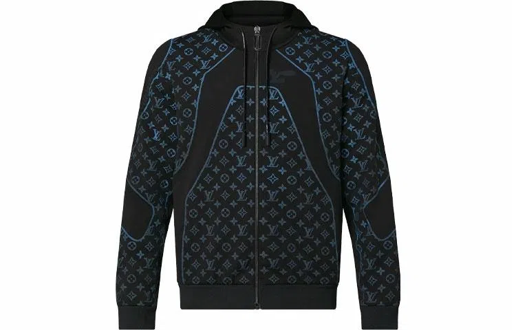 Louis Vuitton 2054 Logo Hoodie Blue