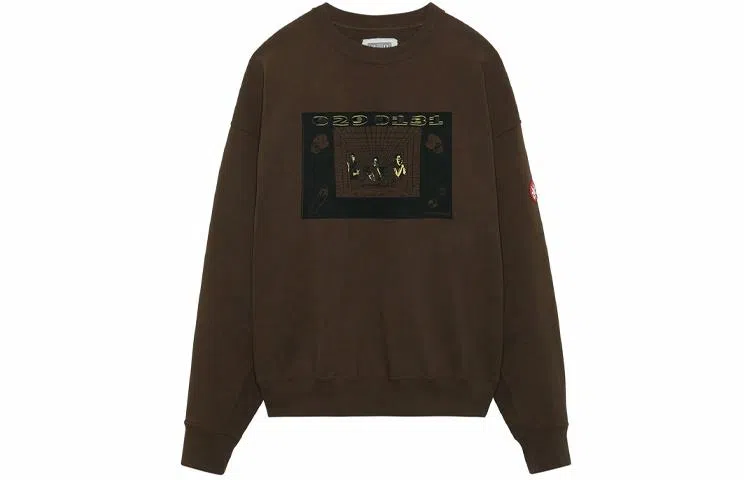 Cav Empt AW21 Crewneck Sweatshirt Dark Brown