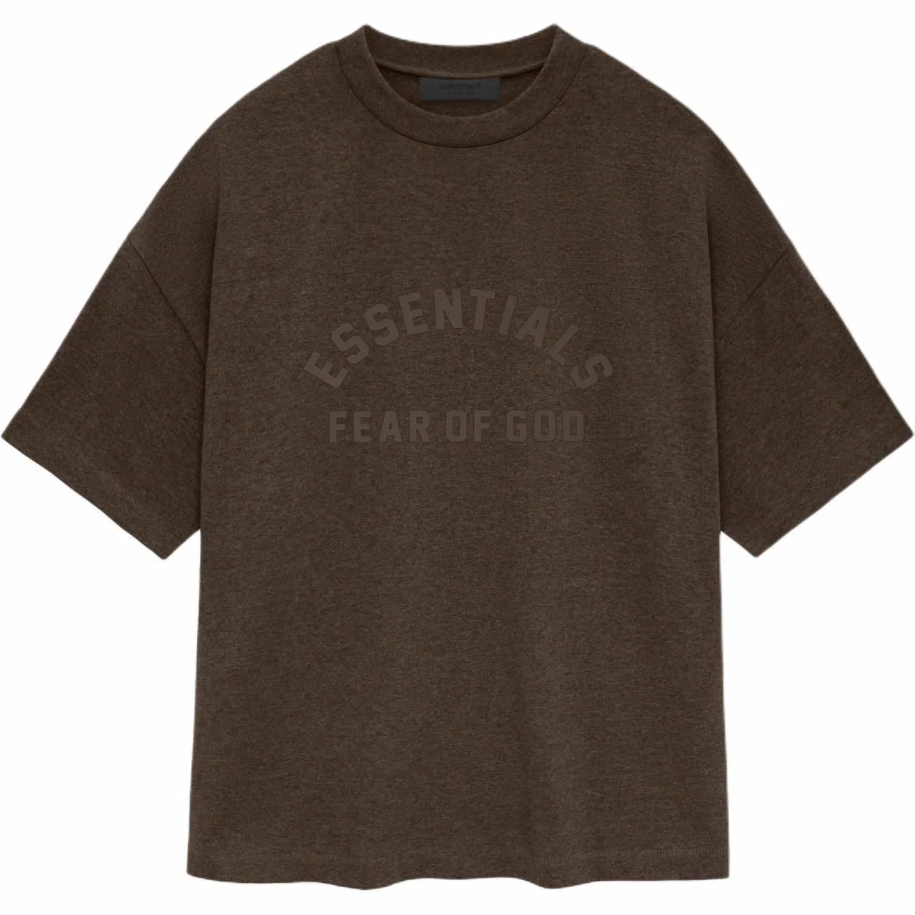 Fear of God Essentials SS24 SS Tee Heather Wood T Heather Wood