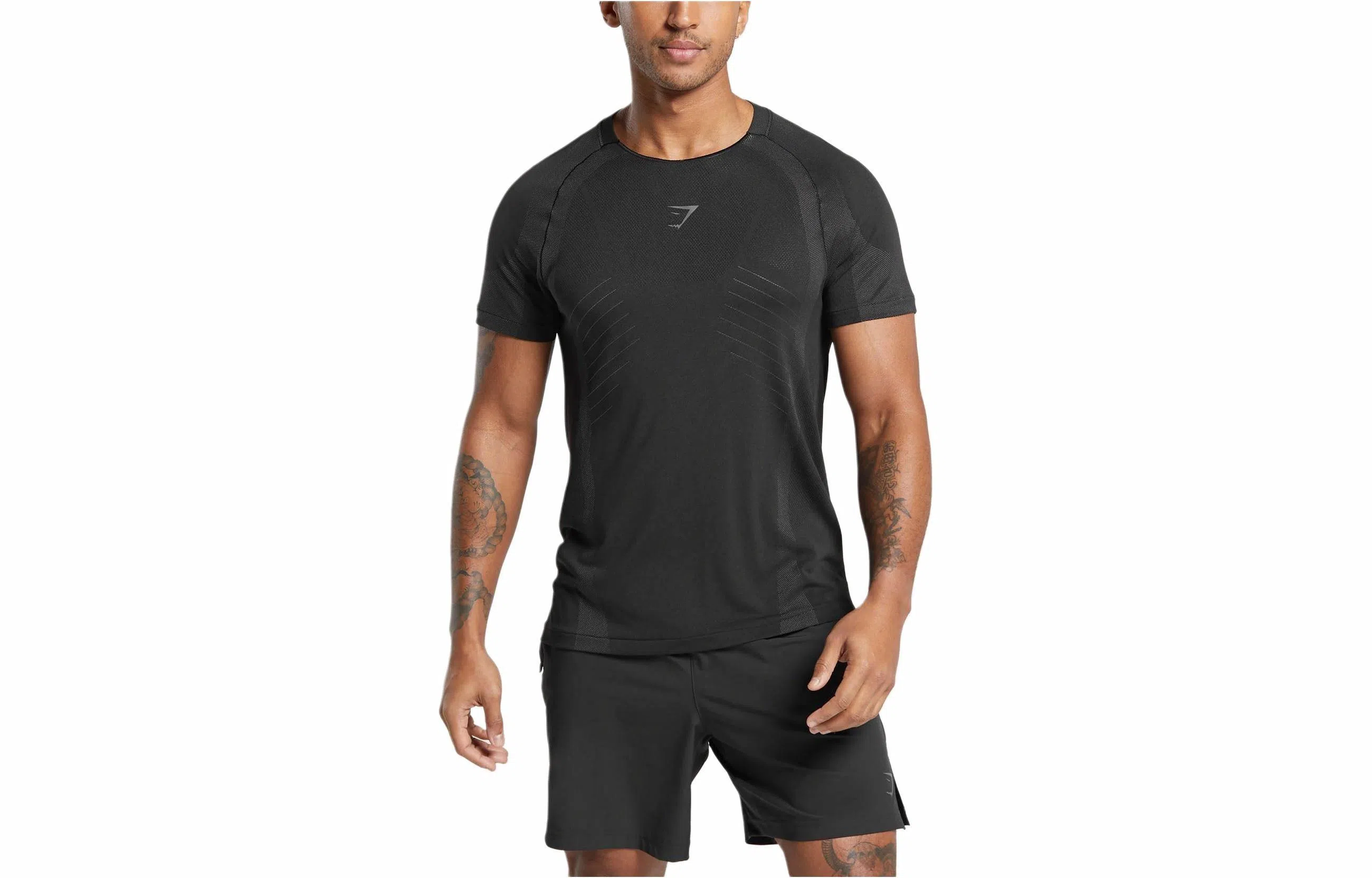GYMSHARK Apex Seamless T-Shirt Black