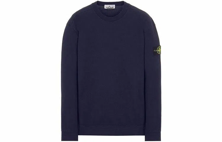 Stone Island Navy Crewneck Sweatshirt