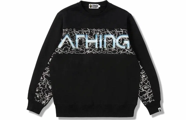 A BATHING APE x Hajime Sorayama Logo Crewneck Sweatshirt
