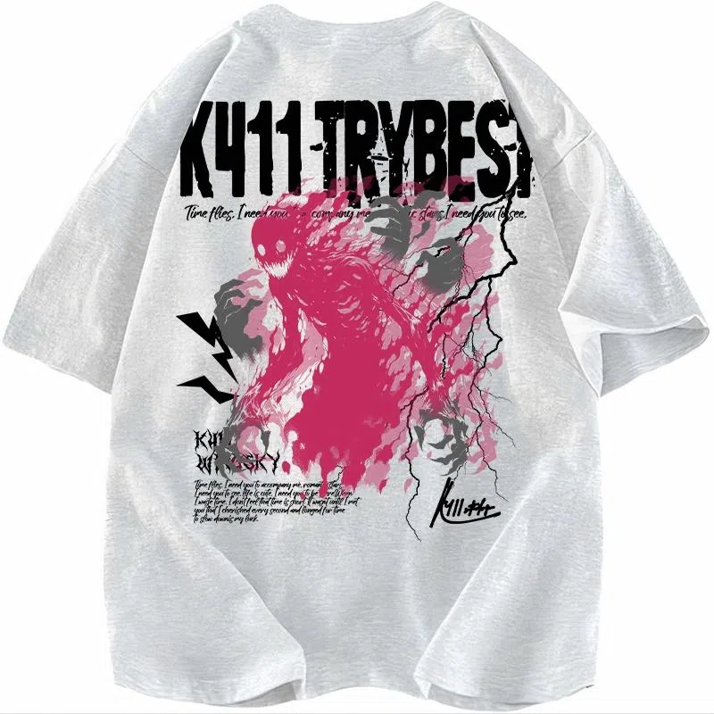 K411 Ghost Lightning Logo T-Shirt