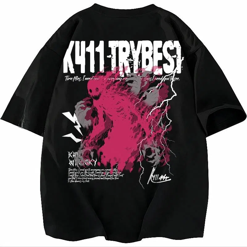 K411 Ghost Lightning Logo T-Shirt