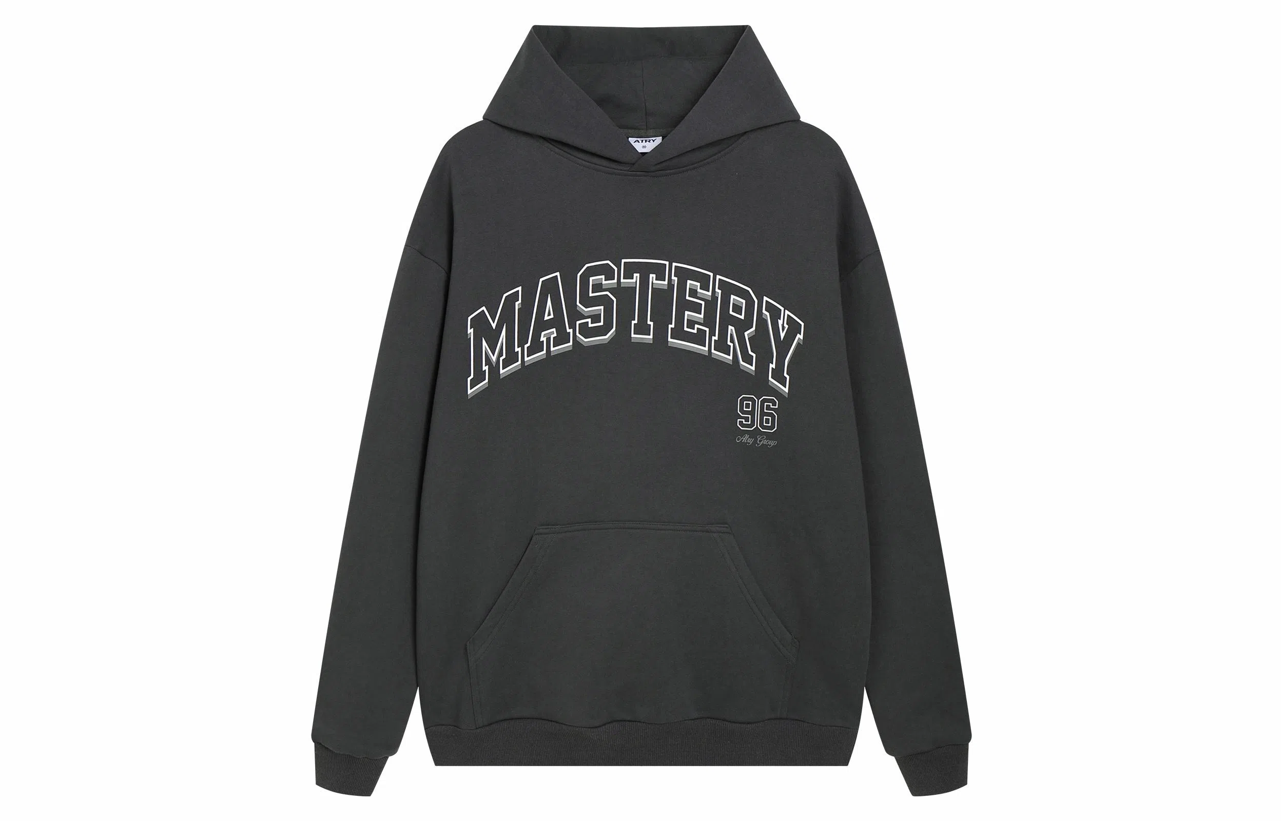 Atry Retro Letter Print Hoodie