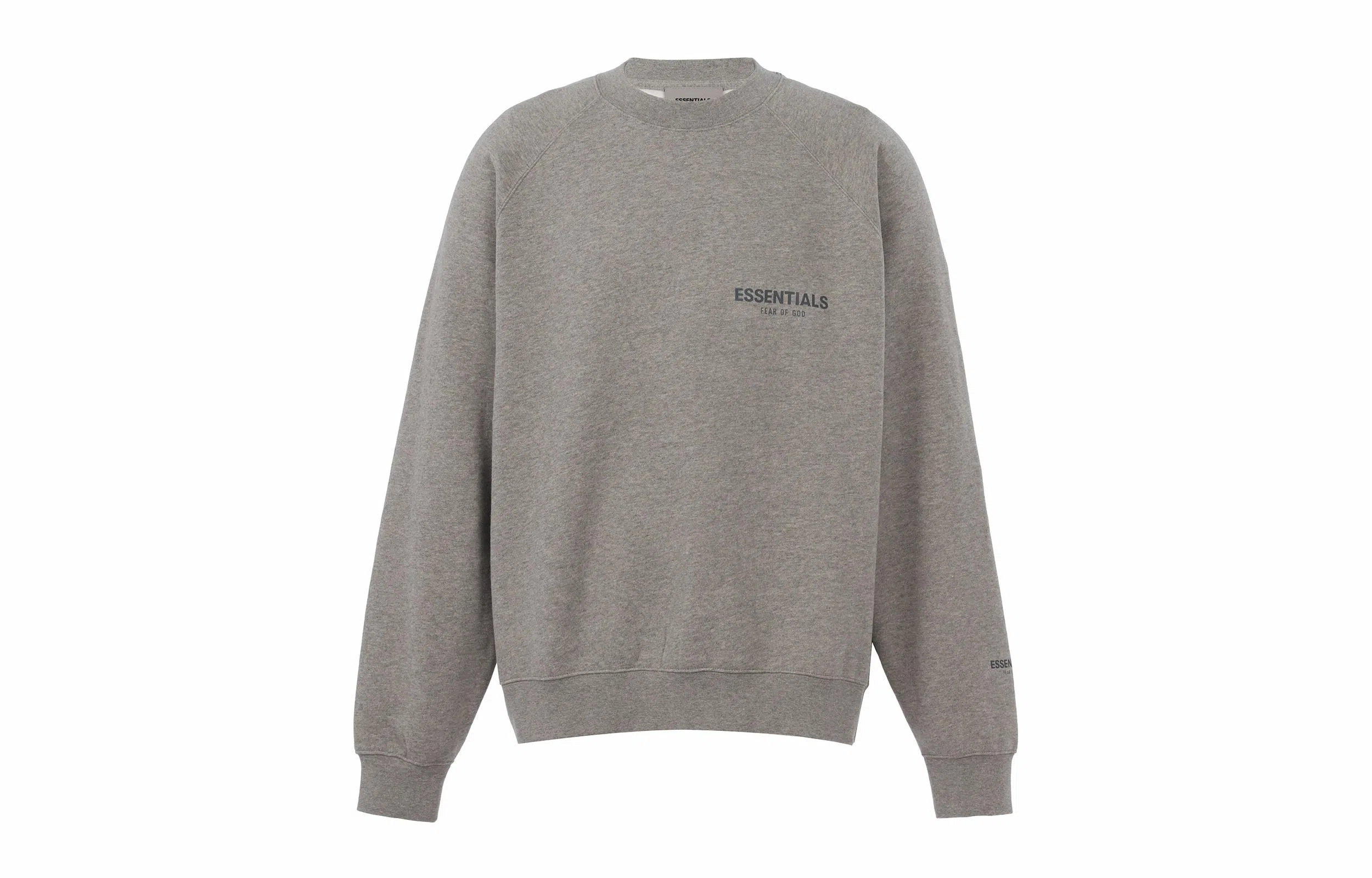 Fear of God Essentials FW21 Pullover Crewneck Dark Heather Oatmeal