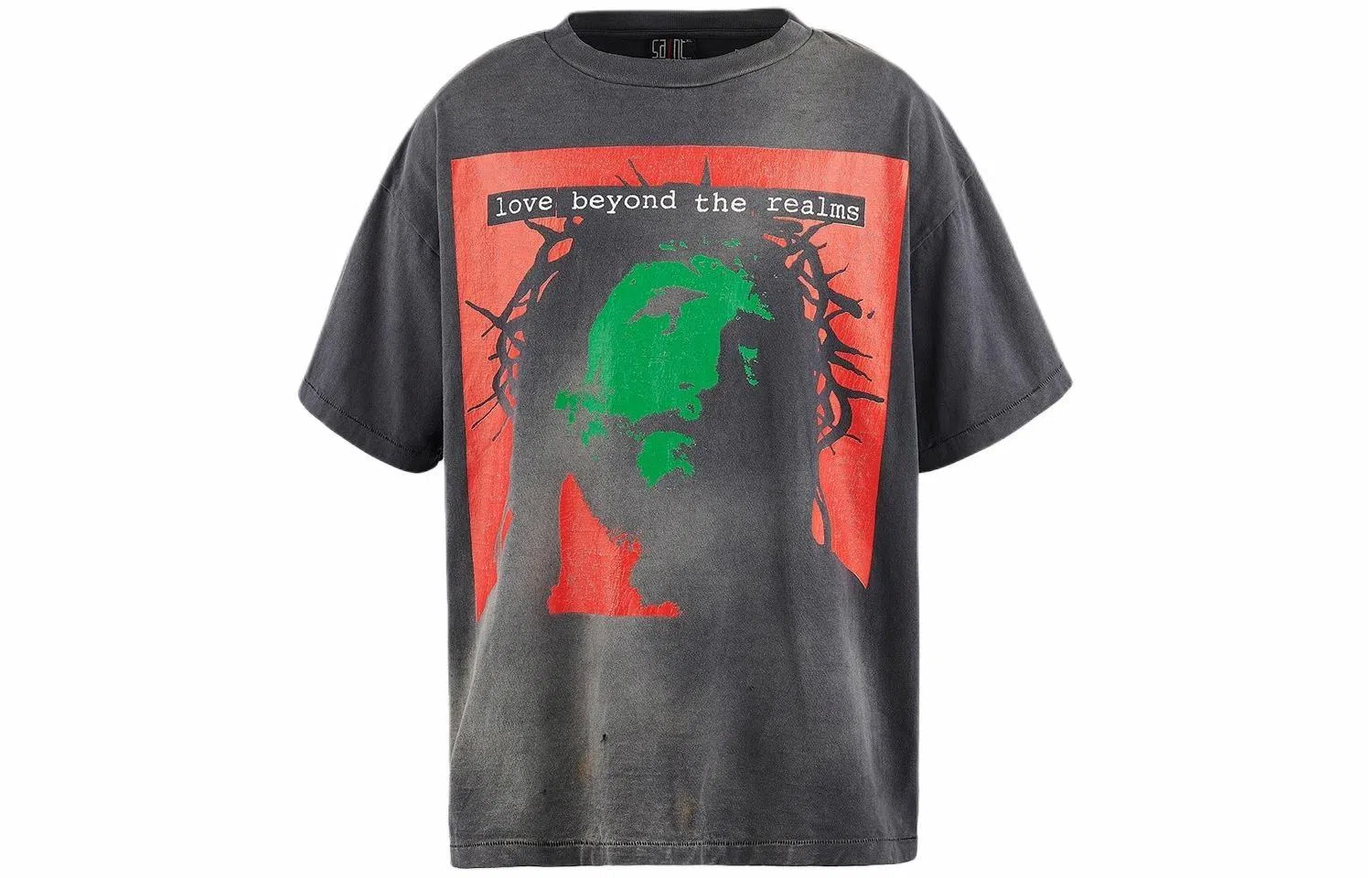 SAINT Mxxxxxx SS24 Black Tee