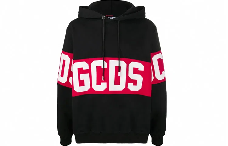 GCDS Hoodie Black