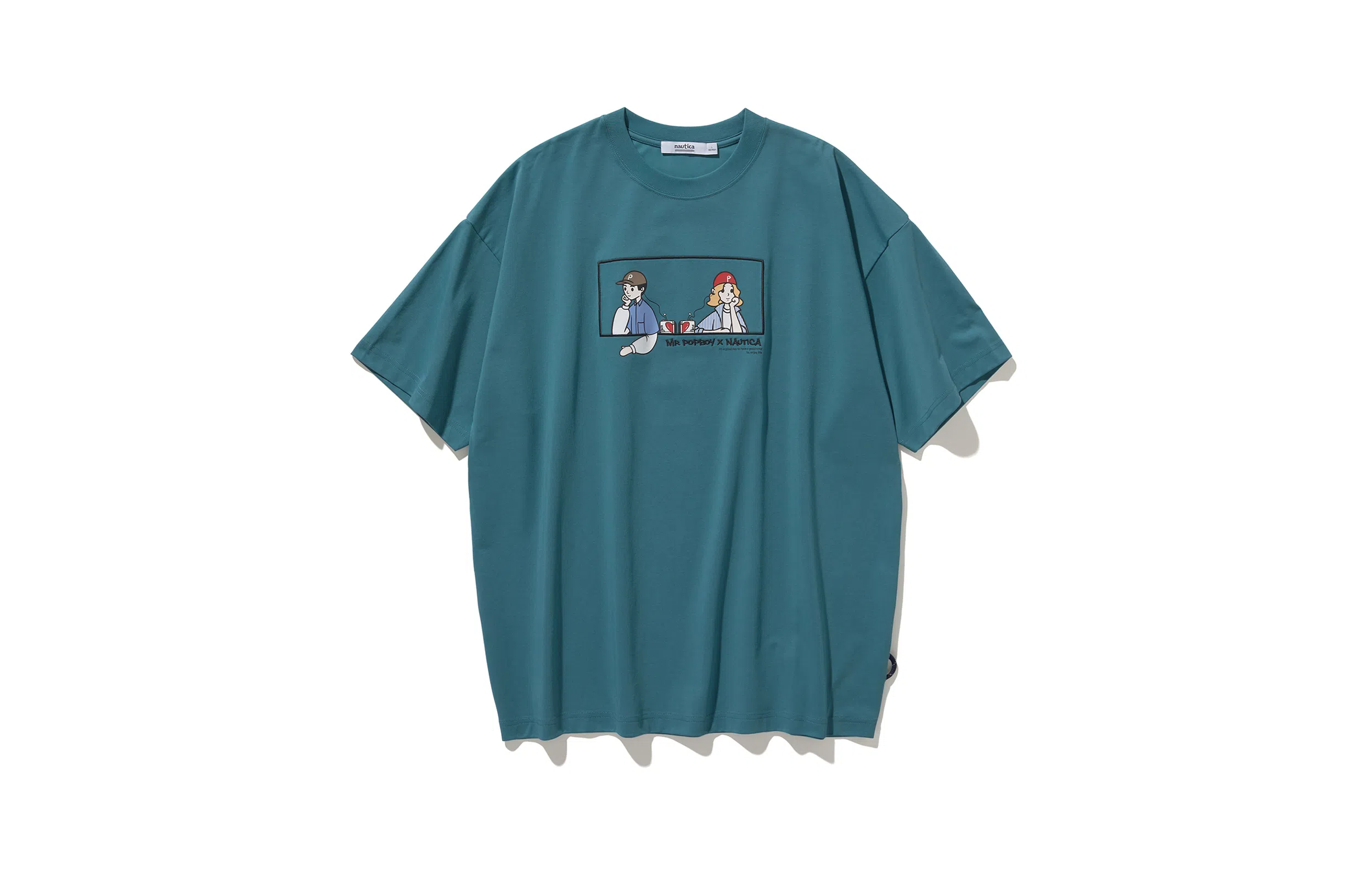 nautica white sail x POPBOY SS24 T