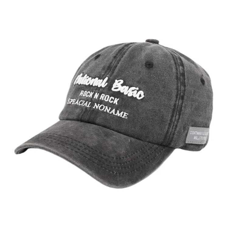 心水好物 水洗做旧复古小字母户外四季 棉 鸭舌帽 男女同款情侣款