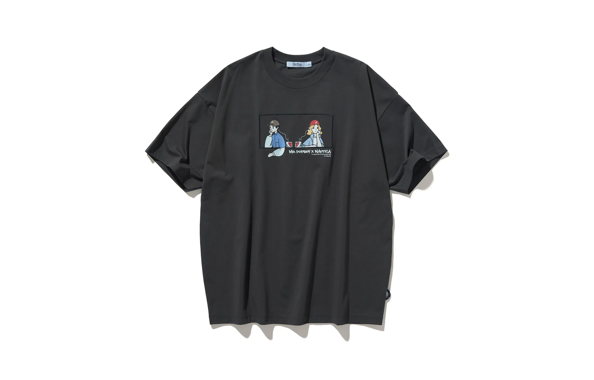 nautica white sail x POPBOY SS24 T