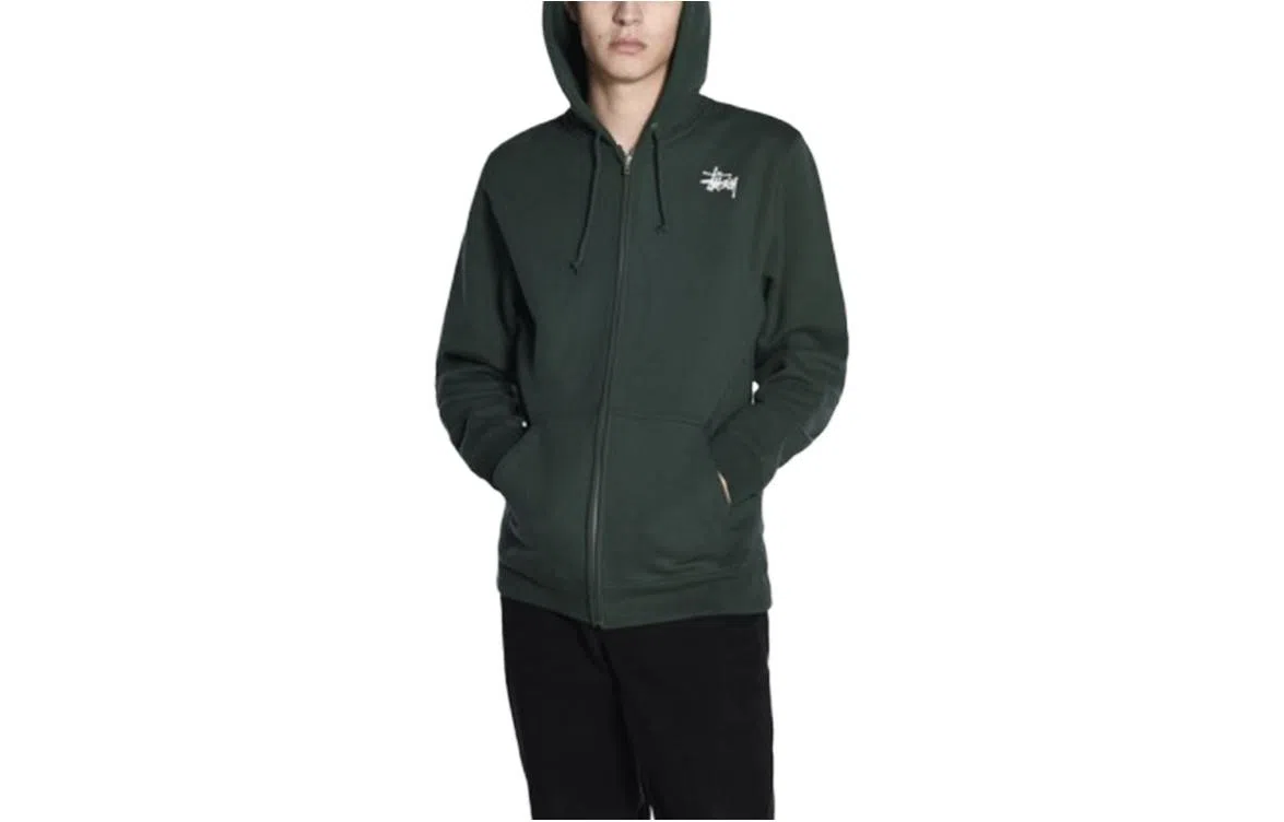 Stussy SS22 Basic Stussy Zip Hood Logo