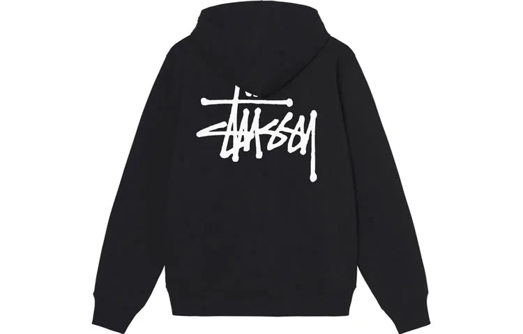 Stussy SS22 Basic Stussy Zip Hood Logo