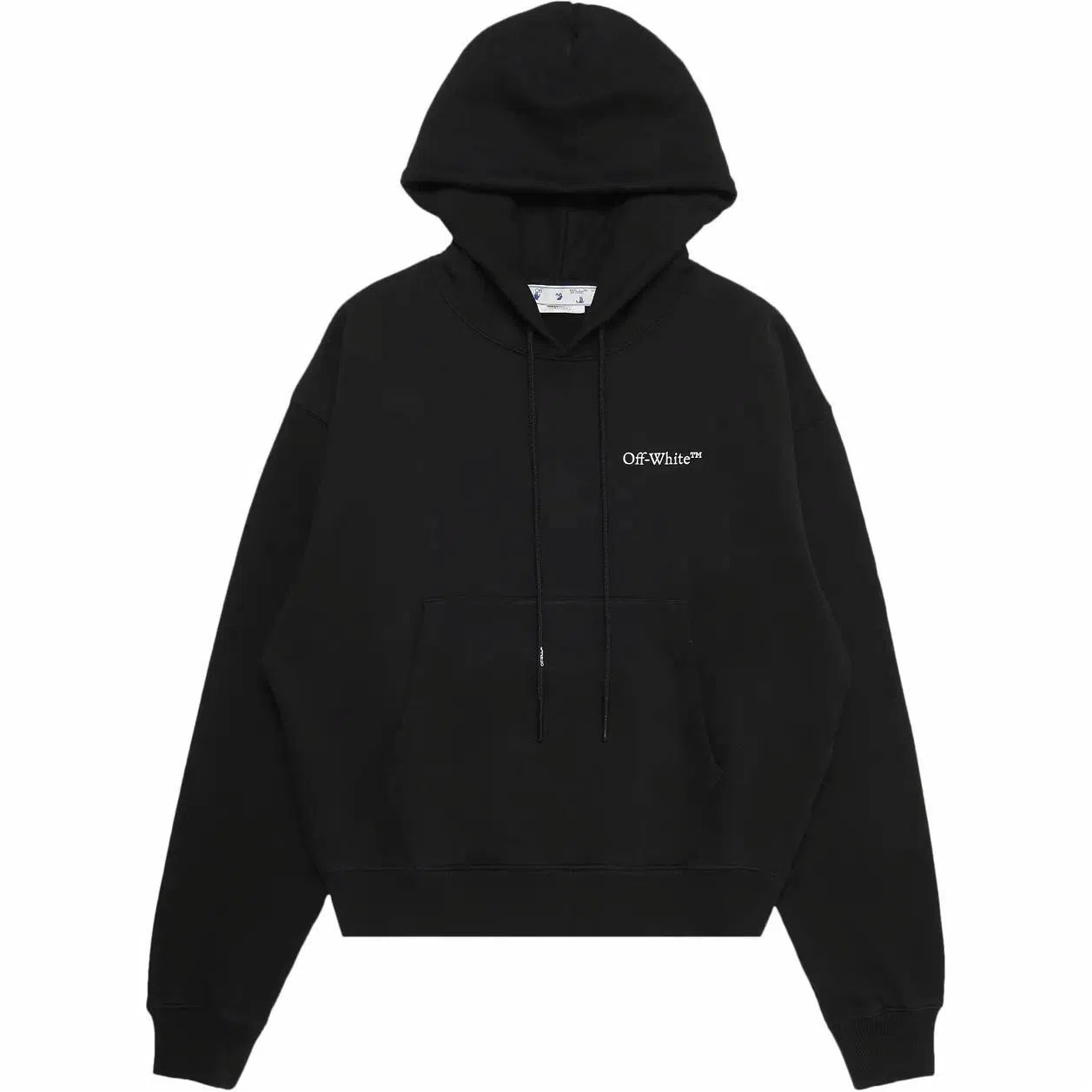 OFF-WHITE Logo Hoodie Black