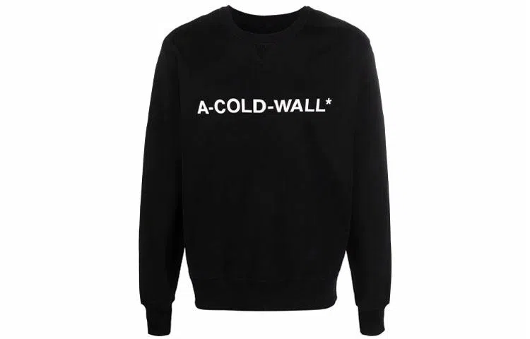 A-COLD-WALL* SS22 Logo Crewneck Sweatshirt Black
