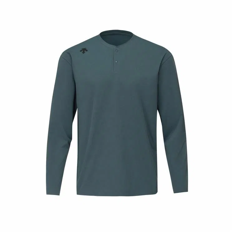 DESCENTE Essential Henley Long Sleeve Tee