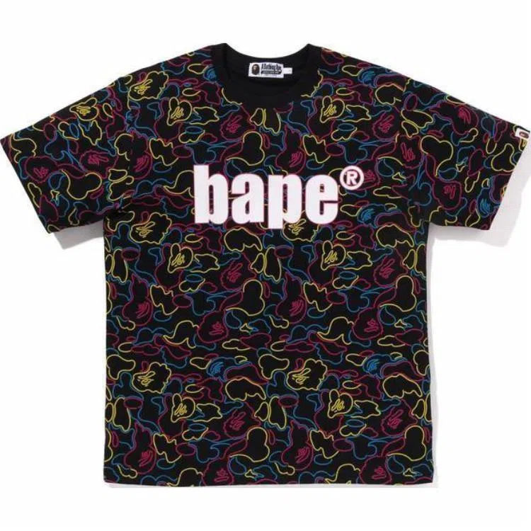 BAPE Neon Camo Tee