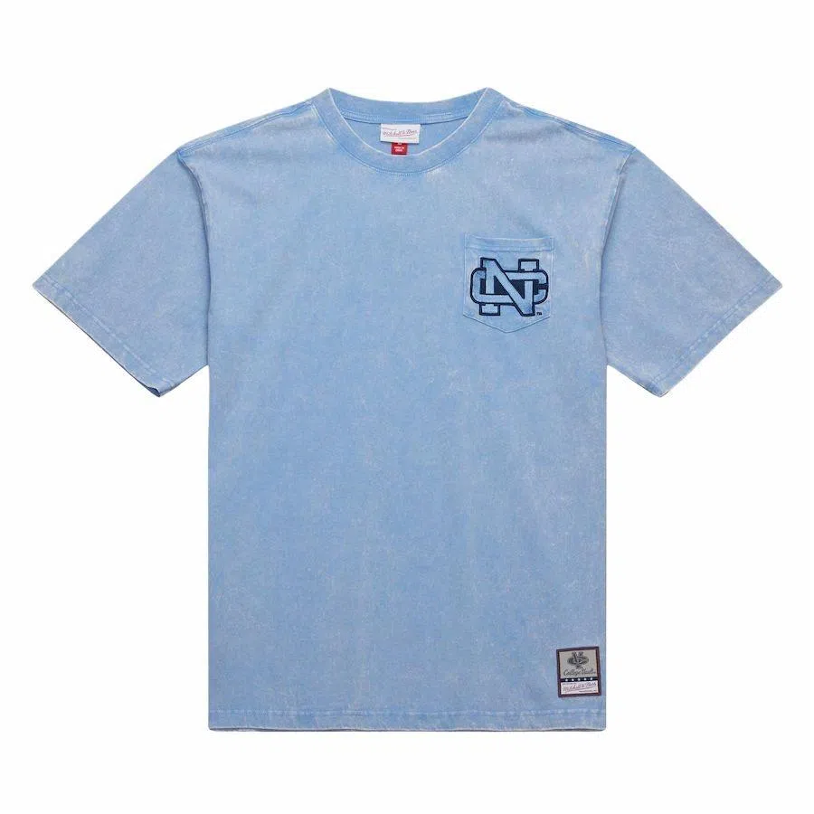 Mitchell Ness North Carolina Tar Heels Vintage Logo Fade Away T