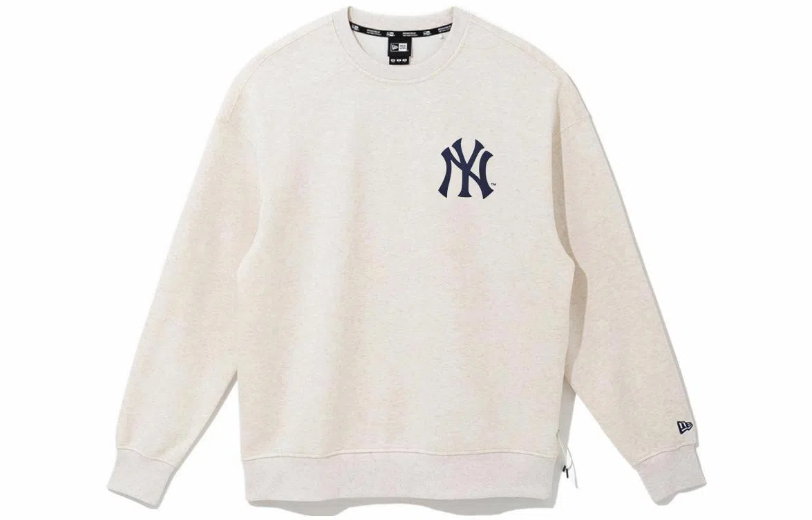 New Era MLB Logo Crewneck Oatmeal