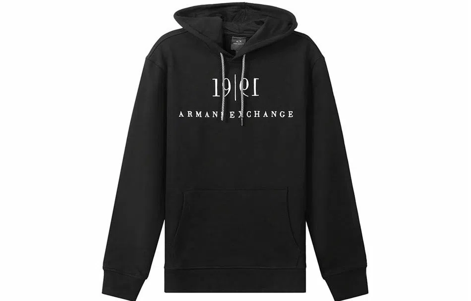 Armani Exchange Hoodie Black
