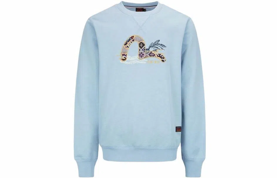 EVISU SS22 Seagull Applique Crewneck Sweatshirt