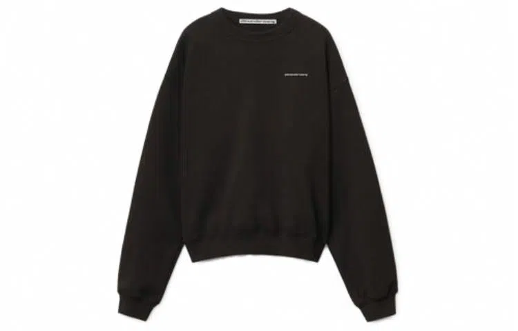 Alexander Wang Black Crewneck Sweatshirt