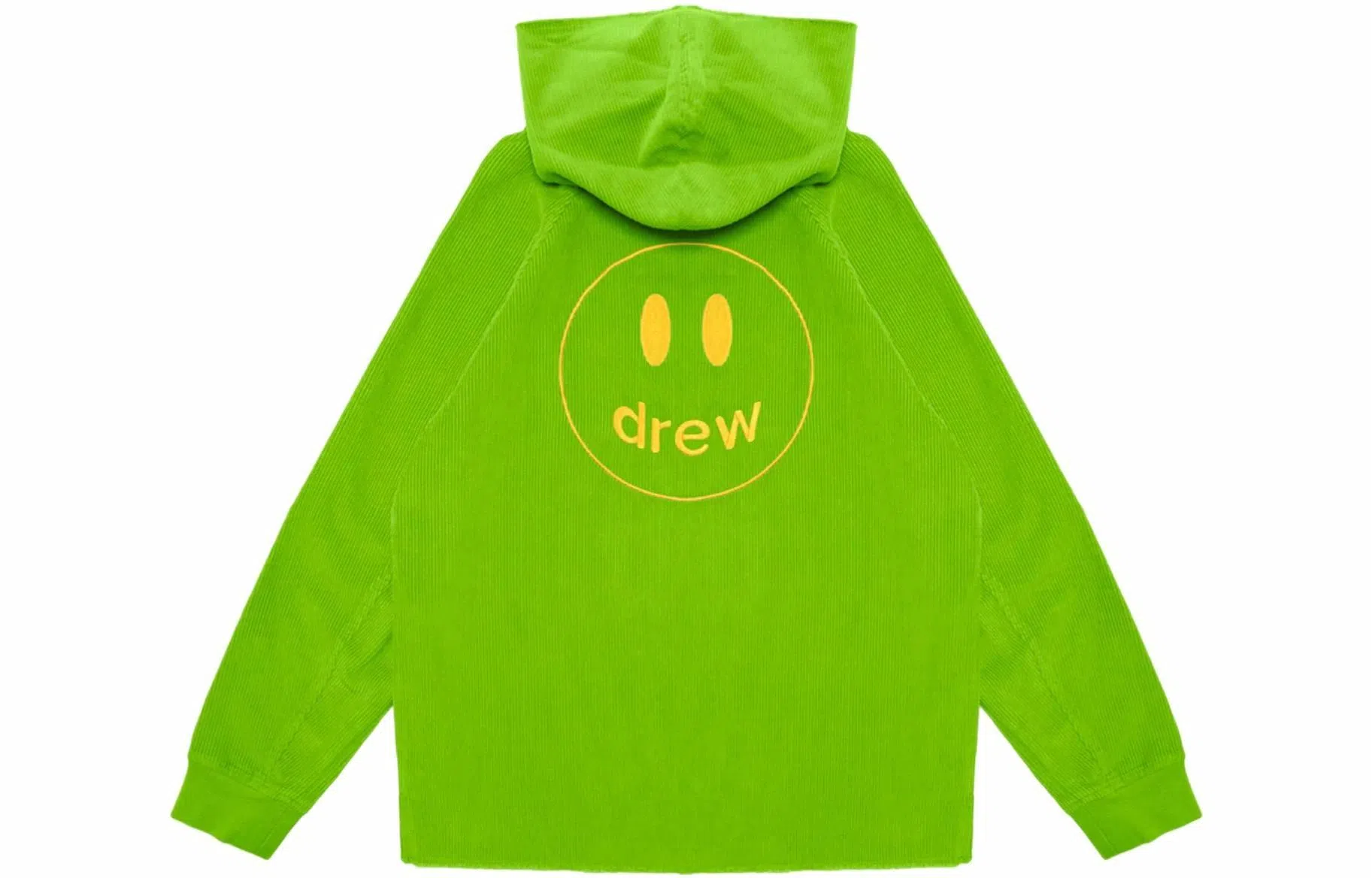 Drew House Corduroy Hoodie Lime