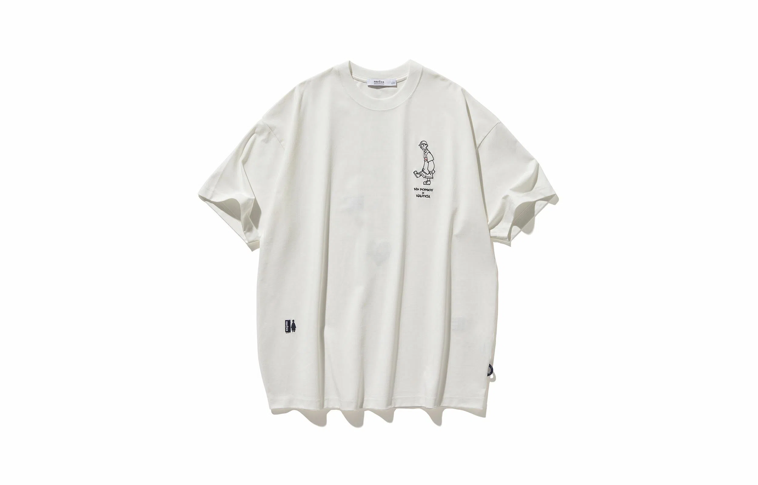 nautica white sail x POPBOY SS24 T