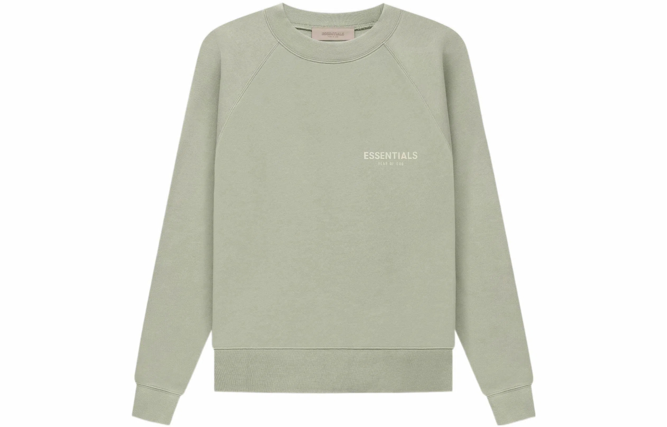 Fear of God Essentials SS22 Crewneck Seafoam Logo
