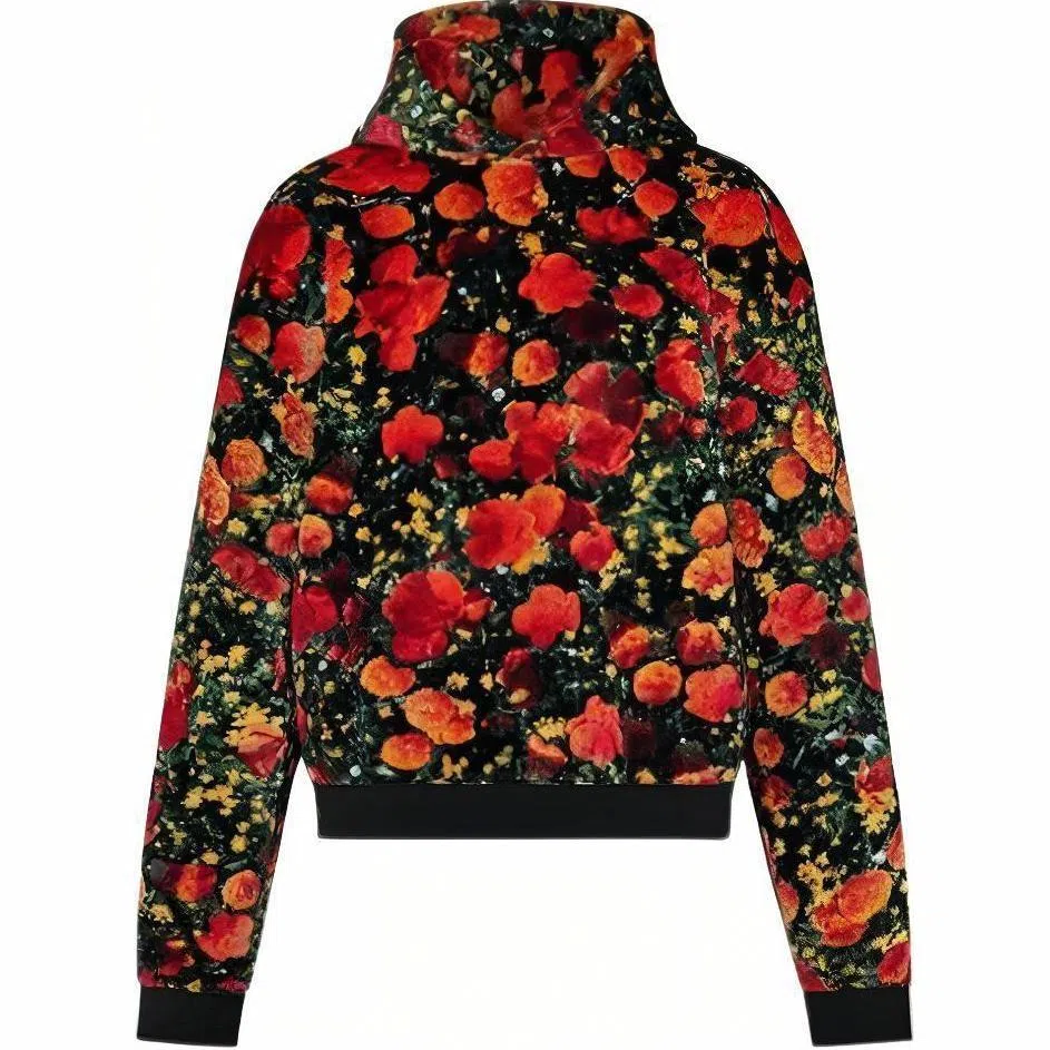 Louis Vuitton Floral Print Hoodie