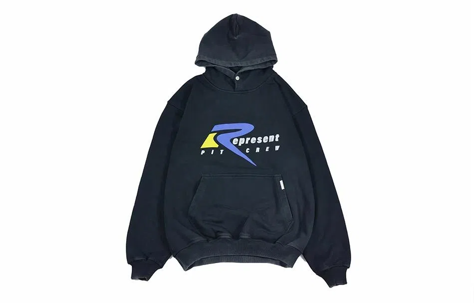 REPRESENT Logo Hoodie Black