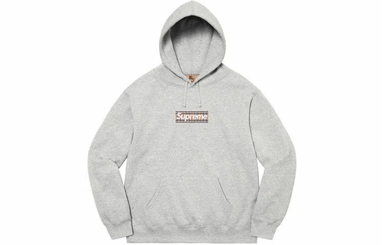 Supreme x Burberry Box Logo Hooded Sweatshirt