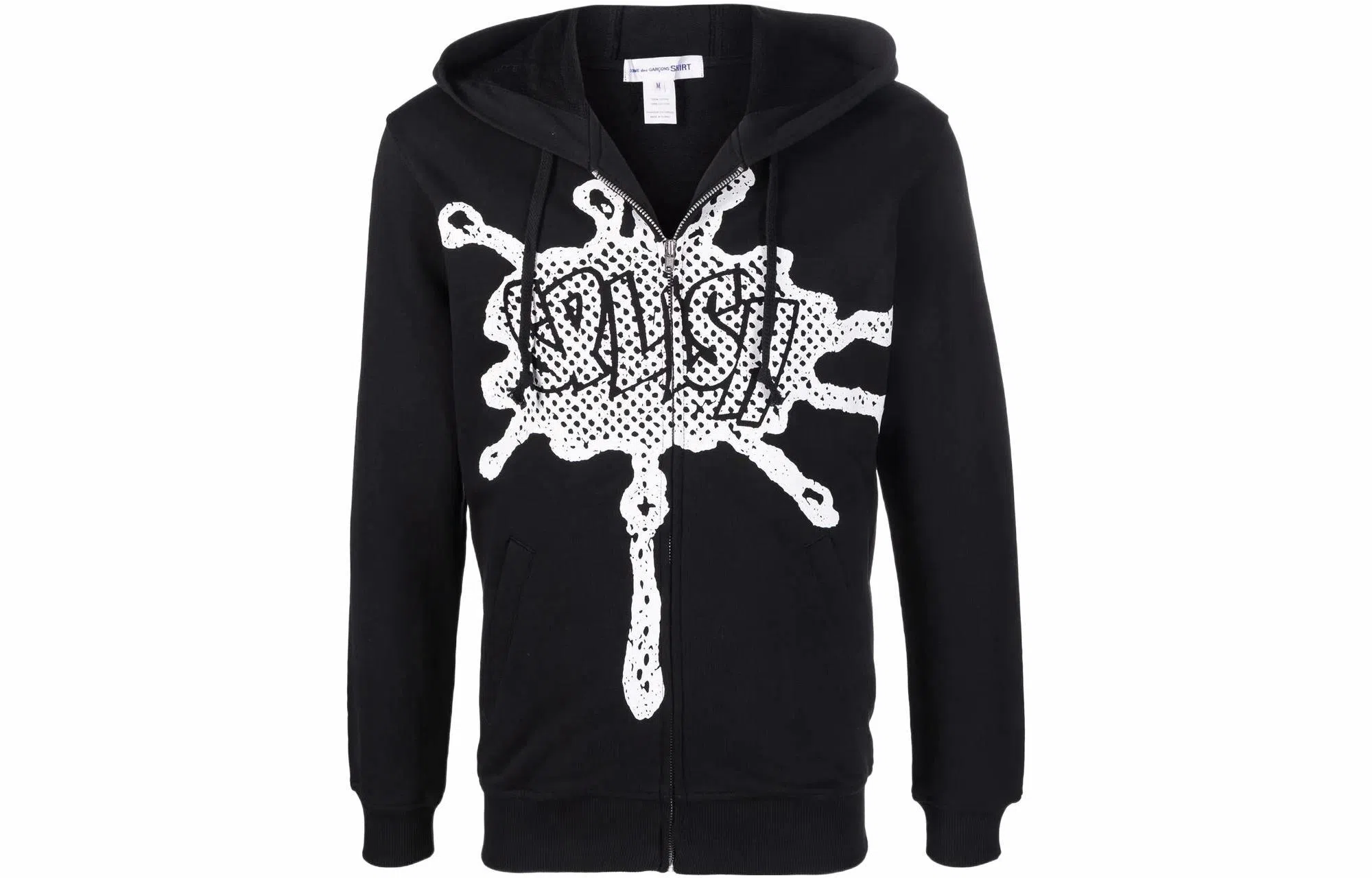 CDG SS22 Hooded Sweatshirt Black