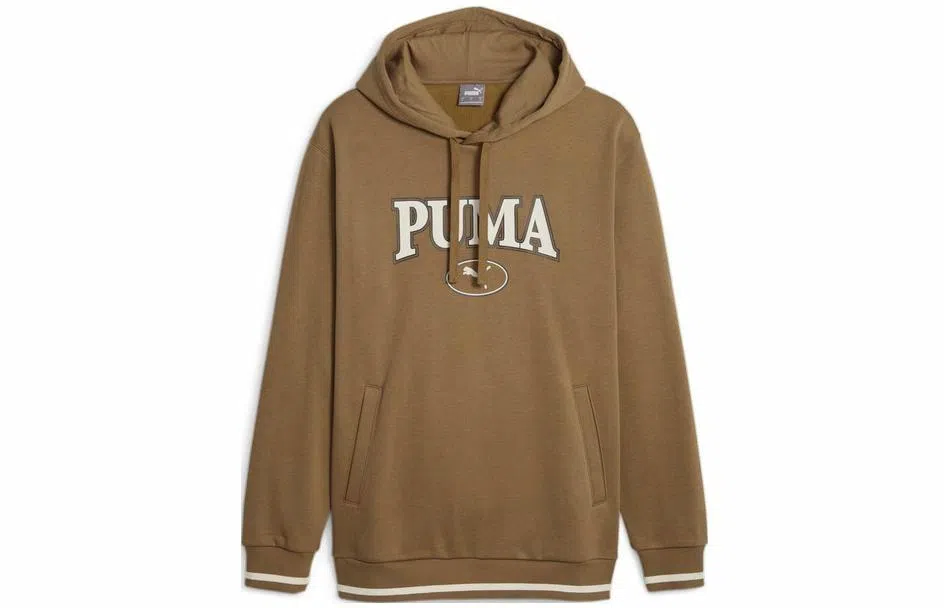 PUMA Squad Hoodie Brown