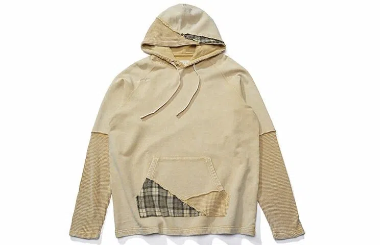 xVESSEL Waffle Plaid Hoodie