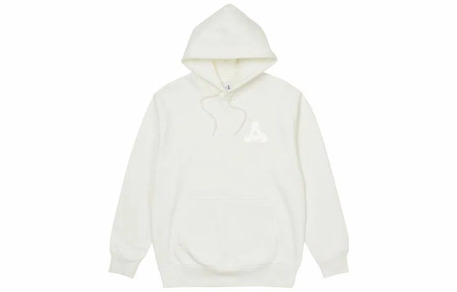 PALACE x Calvin Klein Tri-ferg Hood Light Grey Marl Logo