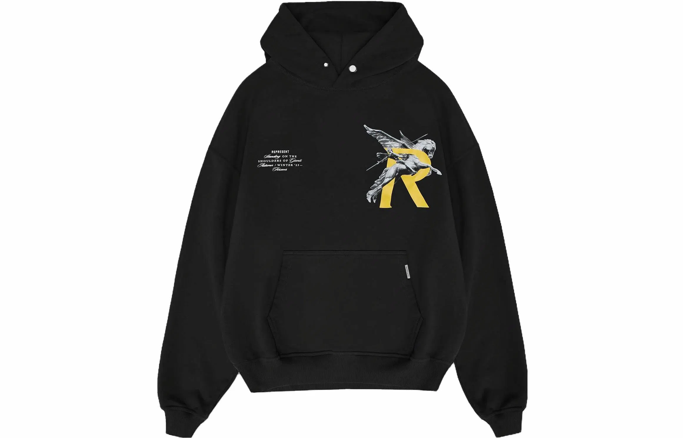 REPRESENT Hoodie Black