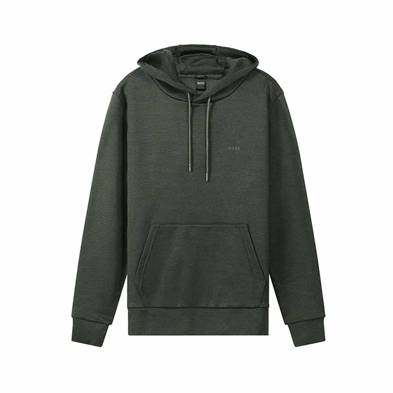 HUGO BOSS Logo Hoodie Green