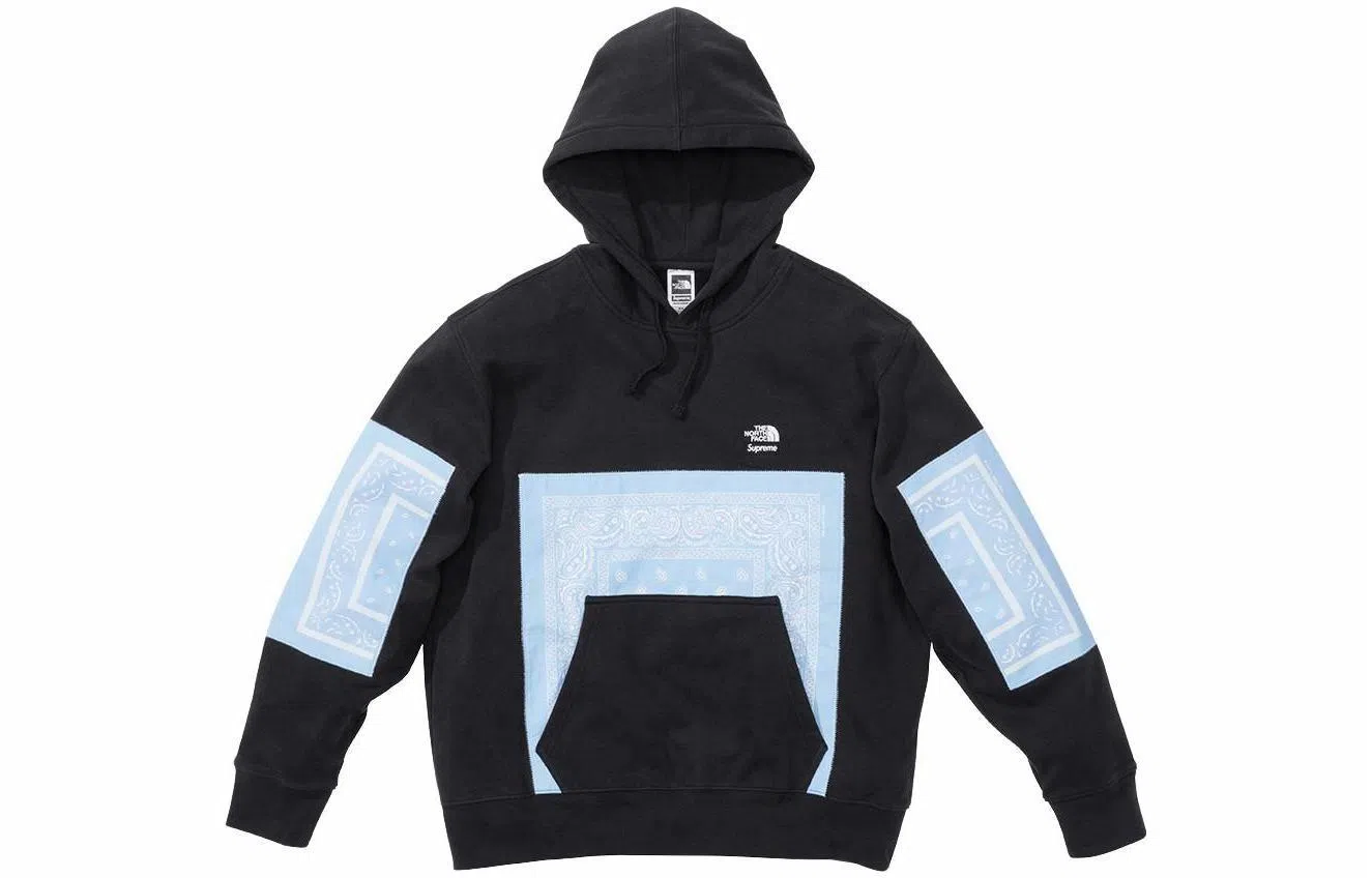 Supreme x The North Face Bandana Hooded Sweatshirt