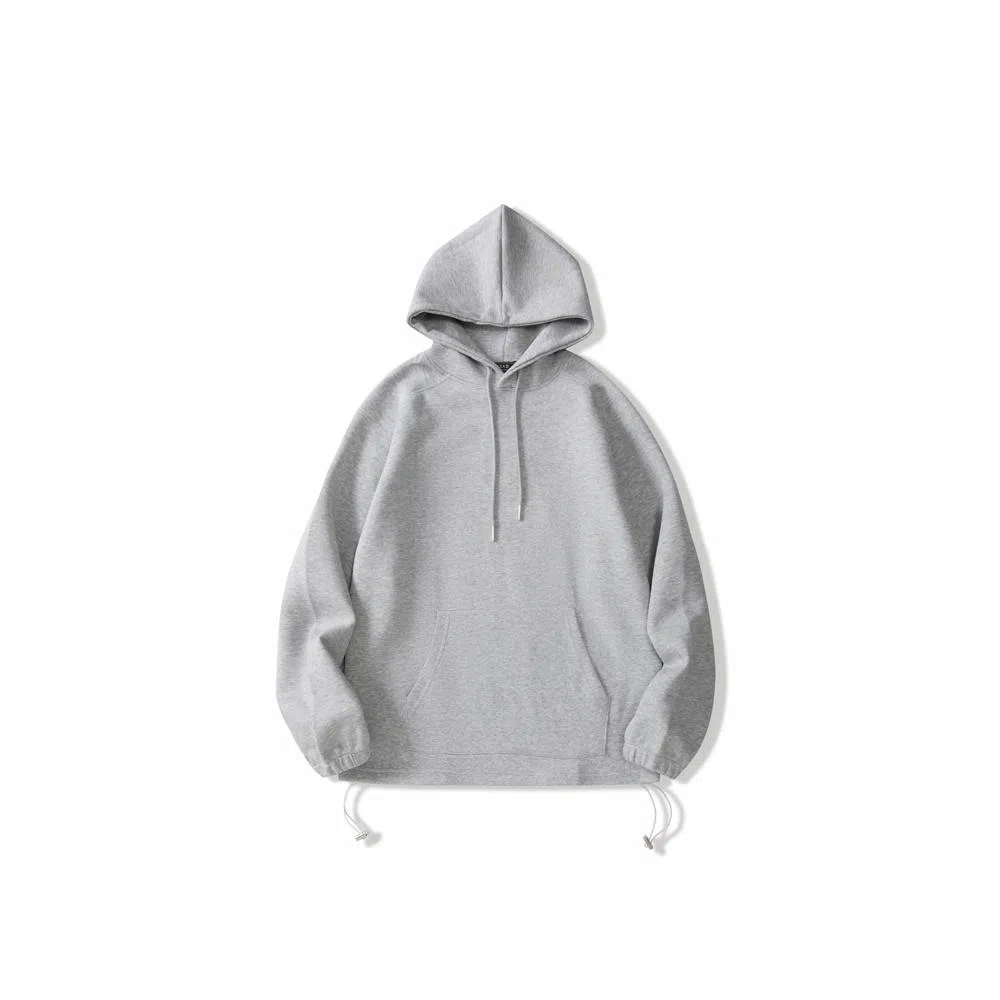 我是大卫 韩版简约纯色宽松连帽慵懒风基础款运动卫衣 男女同款