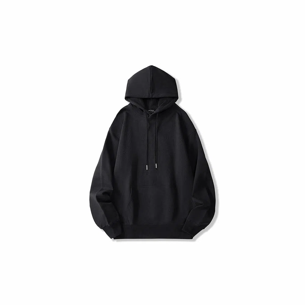 我是大卫 重磅基础款运动风休闲百搭慵懒宽松连帽卫衣 男女同款