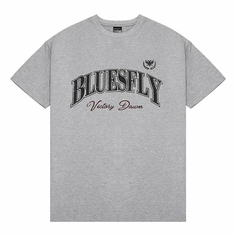 BLUESFLY Printed Sleeve-Cuff T-Shirt